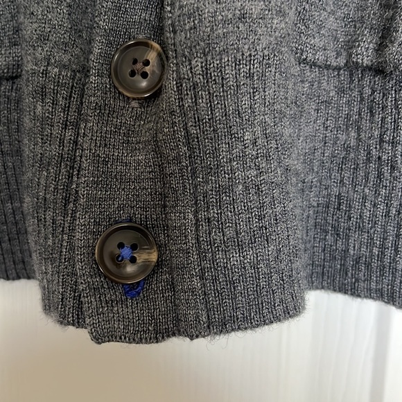 GAP | Extra Fine Merino Wool Grey Cardigan Sz XS - Picture 6 of 6